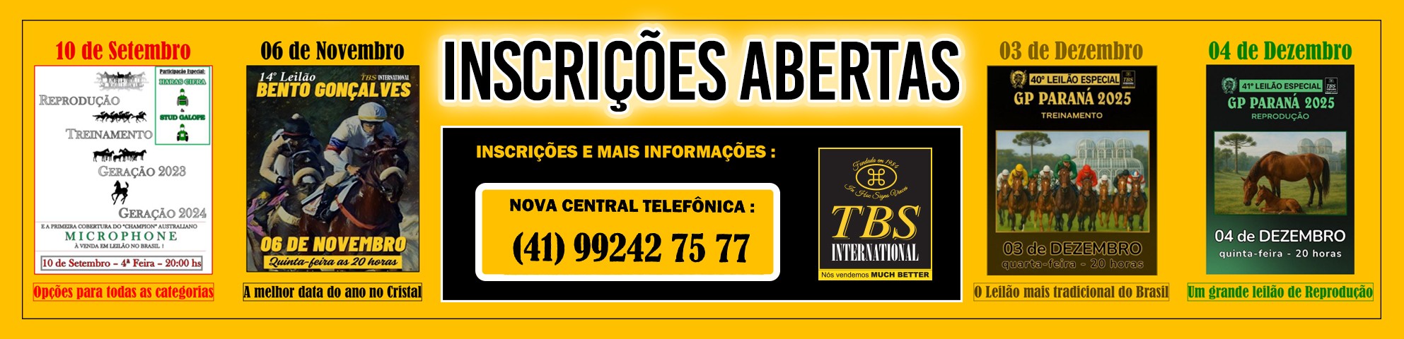 Slide INSCRIÇÕES ABERTAS 2025