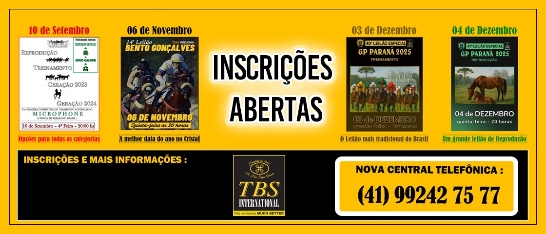 Slide INSCRIÇÕES ABERTAS 2025