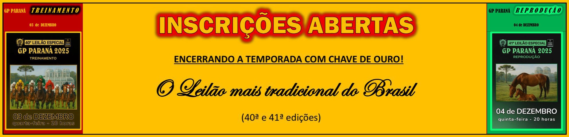 Slide INSCRIÇÕES ABERTAS GPPR