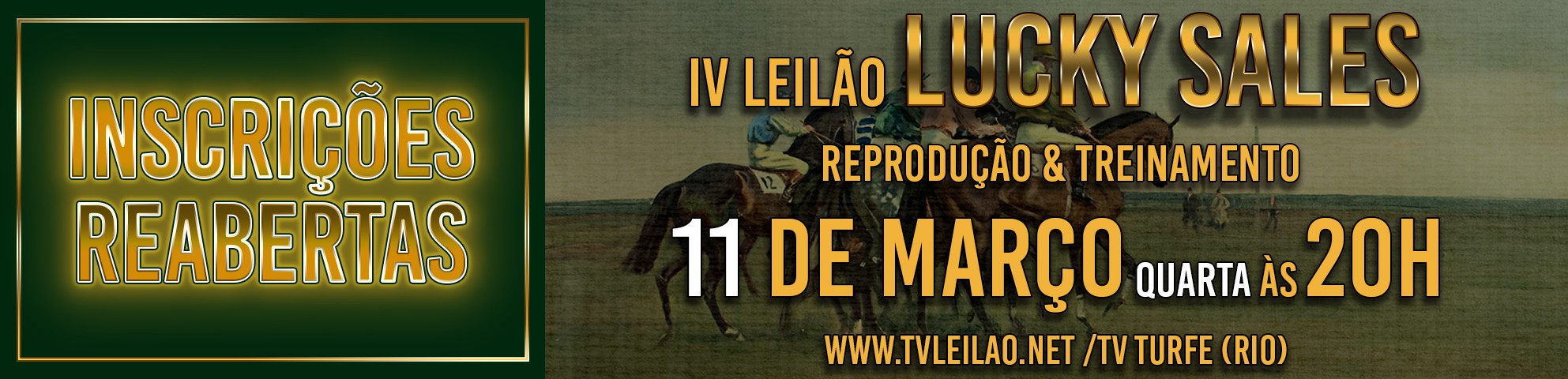 Slide LEILÃO LUCKY SALES 2026