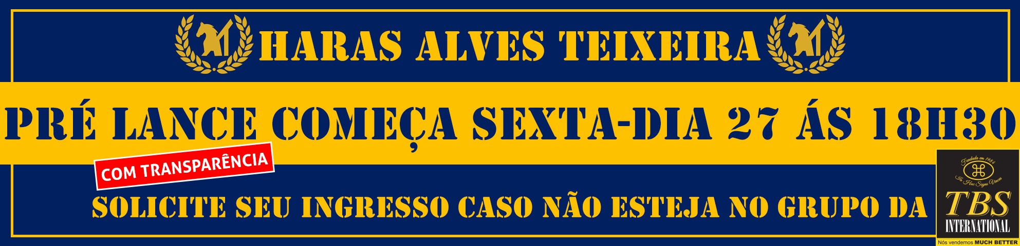 Slide PRÉ LANCE HARAS ALVES TEIXEIRA