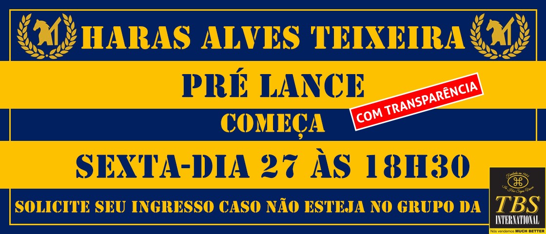 Slide PRÉ LANCE HARAS ALVES TEIXEIRA