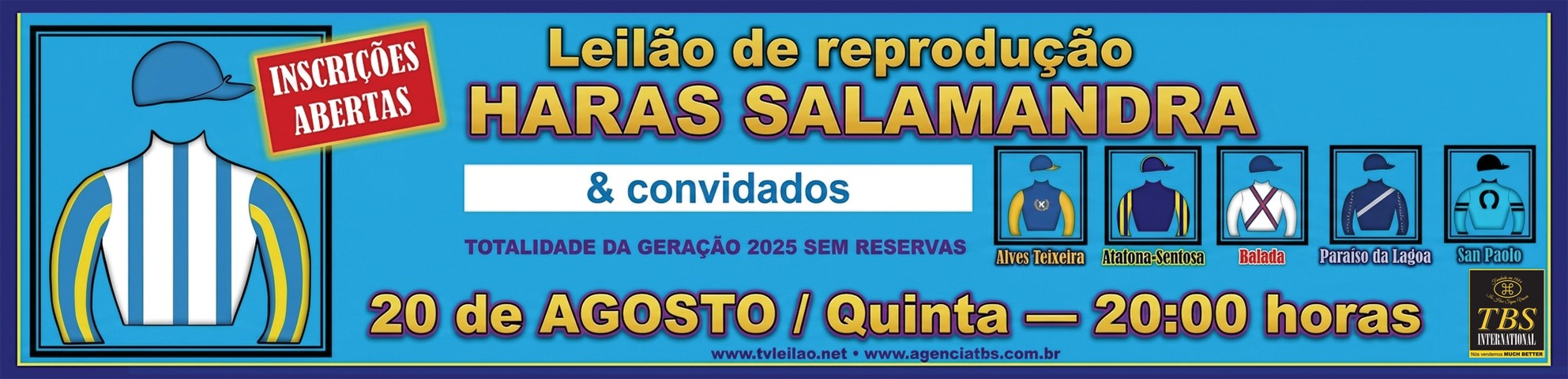 Slide LEILÃO HARAS SALAMANDRA 2026