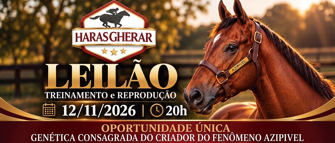 Slide LEILÃO TREINAMENTO REPRODUÇÃO HARAS GHERAR